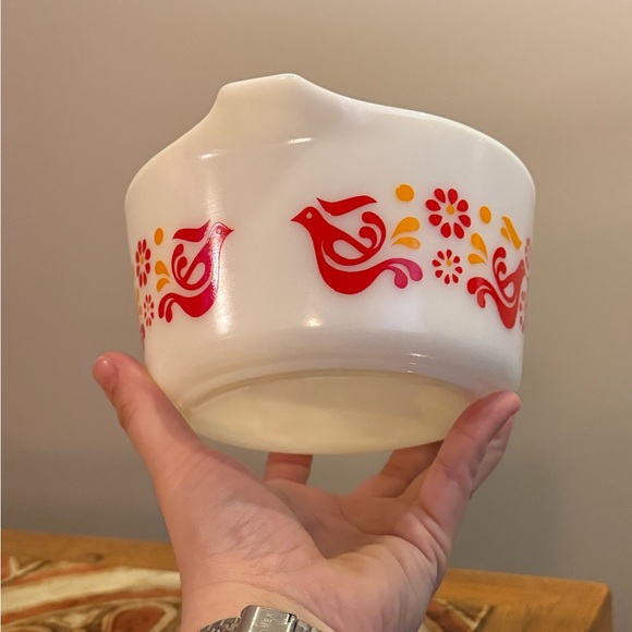 Rare Vintage Pyrex 70s 1QT Casserole Dish Friendship Pattern #473 W/O Lid - Picture 6 of 15